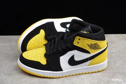 WHITE YELLOW 071 BLACK 1 JORDAN 852542 AIR TOE 0825